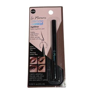 Le Mercerie Ultimate Control Black Liquid Eyeliner Pen New